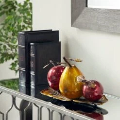 19" Red Iron Traditional Decorative Fruit With Tray 17 19" Red Iron Traditional Decorative Fruit With Tray -Michaels Decor Sale D366732S 8