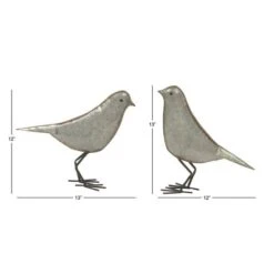 Gray Metal Farmhouse Bird Sculpture Set 18 Gray Metal Farmhouse Bird Sculpture Set -Michaels Decor Sale D366744S 7