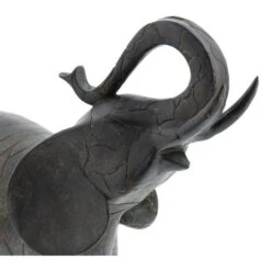 12" Gray Eclectic Elephant Sculpture -Michaels Decor Sale D366754S 4