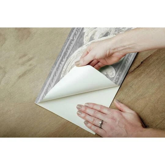 RoomMates Scrolling Leaves Architectural Peel & Stick Border 7 RoomMates Scrolling Leaves Architectural Peel & Stick Border - Image 5