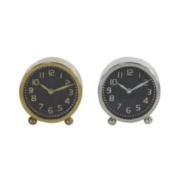 6" Glam Stainless Steel & Aluminum Clock Set -Michaels Decor Sale D368578S 1 1