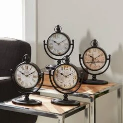 12" Black Metal Vintage Clock Set 23 12" Black Metal Vintage Clock Set -Michaels Decor Sale D368583S 10
