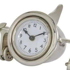 16" Silver Aluminum Airplane Clock -Michaels Decor Sale D368584S 6