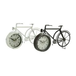 15" Metal Country Cottage Bicycle Clock Set 14 15" Metal Country Cottage Bicycle Clock Set -Michaels Decor Sale D368585S 2