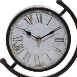 12" Black Metal Vintage Standing Clock Set 28 12" Black Metal Vintage Standing Clock Set -Michaels Decor Sale D368591S 10