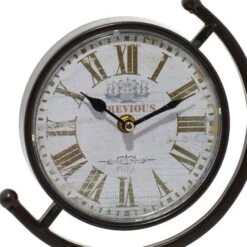 12" Black Metal Vintage Standing Clock Set 29 12" Black Metal Vintage Standing Clock Set -Michaels Decor Sale D368591S 11