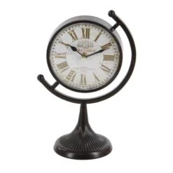 12" Black Metal Vintage Standing Clock Set 24 12" Black Metal Vintage Standing Clock Set -Michaels Decor Sale D368591S 5