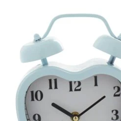 8.5" Metal Heart Farmhouse Clock Blue -Michaels Decor Sale D368595S 3