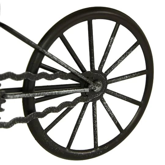 12" Metal Country Cottage Bicycle Clock Set 7 12" Metal Country Cottage Bicycle Clock Set - Image 5