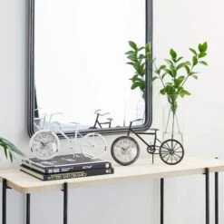 12" Metal Country Cottage Bicycle Clock Set 19 12" Metal Country Cottage Bicycle Clock Set -Michaels Decor Sale D368607S 9