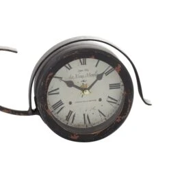 15" Black Metal Farmhouse Bicycle Clock -Michaels Decor Sale D368608S 3