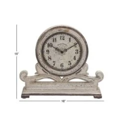 16" White Distressed Wood Country Clock -Michaels Decor Sale D368613S 5