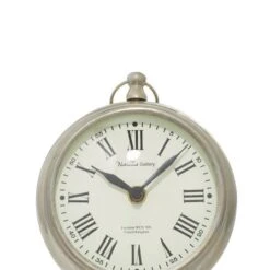 6" Silver Stainless Steel & Aluminum Round Clock -Michaels Decor Sale D368621S 3