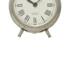 6" Silver Stainless Steel & Aluminum Round Clock -Michaels Decor Sale D368621S 4