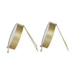 7" Gold Metal Modern Clock Set -Michaels Decor Sale D368623S 2