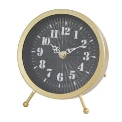 7" Gold Metal Modern Clock Set -Michaels Decor Sale D368623S 5