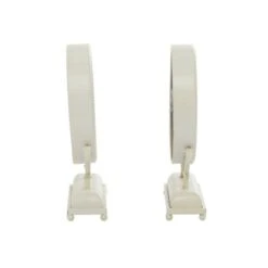 12" Black & White Metal Oval Clock Set -Michaels Decor Sale D368624S 12