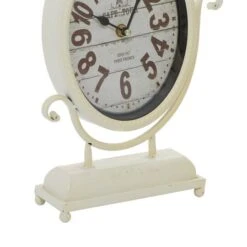 12" Black & White Metal Oval Clock Set -Michaels Decor Sale D368624S 13