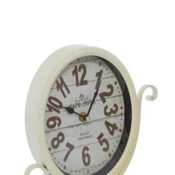 12" Black & White Metal Oval Clock Set -Michaels Decor Sale D368624S 18