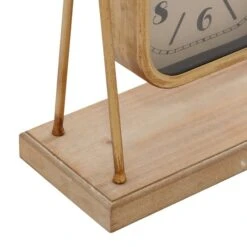 11" Gold Wood Farmhouse Swing Clock -Michaels Decor Sale D368626S 4