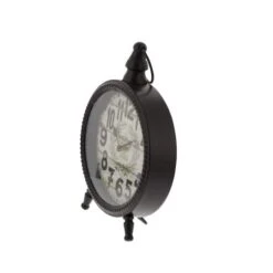9" Black & White Metal Vintage Clock Set 16 9" Black & White Metal Vintage Clock Set -Michaels Decor Sale D368628S 2