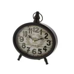 9" Black & White Metal Vintage Clock Set 17 9" Black & White Metal Vintage Clock Set -Michaels Decor Sale D368628S 3