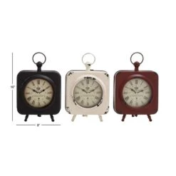 Vintage Multicolored Metal Clock Set -Michaels Decor Sale D368629S 12