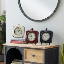 Vintage Multicolored Metal Clock Set -Michaels Decor Sale D368629S 13