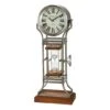 23" Gray Metal Rustic Clock With Hourglass -Michaels Decor Sale D368632S 1