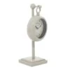 15" White Metal Hanging Clock 1 15" White Metal Hanging Clock -Michaels Decor Sale D368634S 1