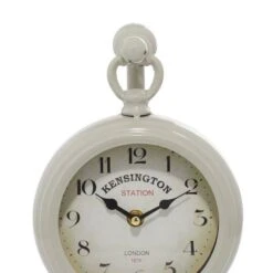 15" White Metal Hanging Clock 11 15" White Metal Hanging Clock -Michaels Decor Sale D368634S 3
