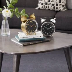 7" Gold Stainless Steel & Aluminum Contemporary Clock Set -Michaels Decor Sale D368635S 8