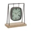 12" Gray Wood Farmhouse Swing Clock -Michaels Decor Sale D368639S 1