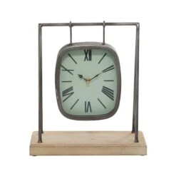 12" Gray Wood Farmhouse Swing Clock 14 12" Gray Wood Farmhouse Swing Clock -Michaels Decor Sale D368639S 2