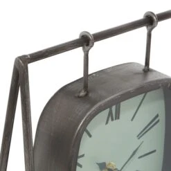 12" Gray Wood Farmhouse Swing Clock 13 12" Gray Wood Farmhouse Swing Clock -Michaels Decor Sale D368639S 4