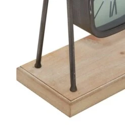 12" Gray Wood Farmhouse Swing Clock 16 12" Gray Wood Farmhouse Swing Clock -Michaels Decor Sale D368639S 5