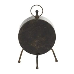 11" Brown Metal Contemporary Table Clock 19 11" Brown Metal Contemporary Table Clock -Michaels Decor Sale D368642S 7