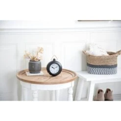 9" Black Metal Farmhouse Table Clock 15 9" Black Metal Farmhouse Table Clock -Michaels Decor Sale D368648S 6