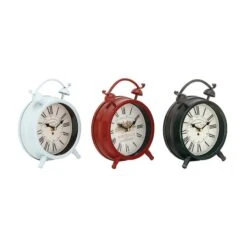 8" Multi Colored Metal Vintage Clock Set -Michaels Decor Sale D368658S 2
