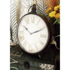 12" Wide Round Vintage Black Metal Clock Set -Michaels Decor Sale D368664S 13