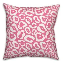 Pink Cheetah Throw Pillow