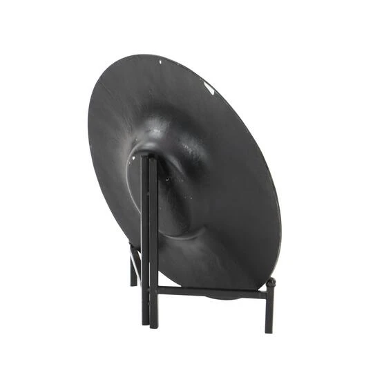 18" Green & Turquoise Glass Glam Decorative Plate With Stand 7 18" Green & Turquoise Glass Glam Decorative Plate With Stand - Image 5