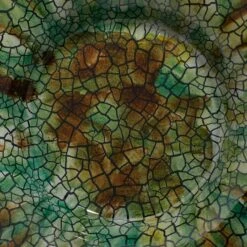 18" Green & Turquoise Glass Glam Decorative Plate With Stand 16 18" Green & Turquoise Glass Glam Decorative Plate With Stand -Michaels Decor Sale D368888S 6