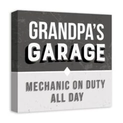 Grandpa's Garage Canvas Wall Art -Michaels Decor Sale D369982S 2