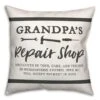 Grandpa's Repair Shop Throw Pillow -Michaels Decor Sale D369994S 1