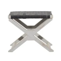 20" Black Wood Farmhouse Stool -Michaels Decor Sale D370011S 2