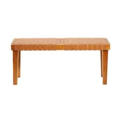 Brown Wood Rustic Bench 13 Brown Wood Rustic Bench -Michaels Decor Sale D370012S 2