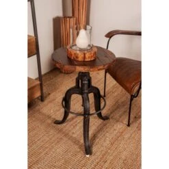 29" Brown Iron & Wood Industrial Stool 17 29" Brown Iron & Wood Industrial Stool -Michaels Decor Sale D370013S 7