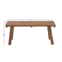 Brown Mahogany Industrial Bench -Michaels Decor Sale D370023S 5