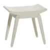 17" White Wood Traditional Stool -Michaels Decor Sale D370029S 1